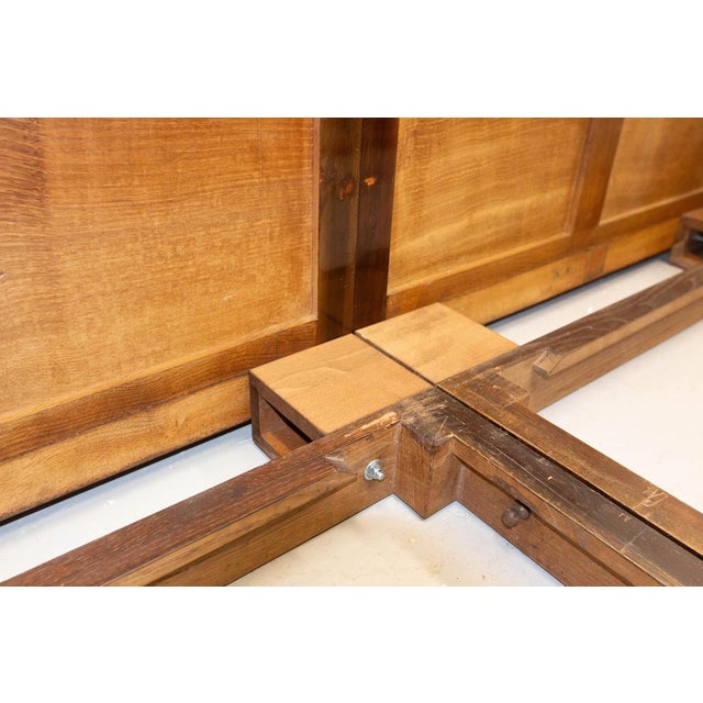 French Art Deco King Size Bed in Walnut, 1930 For Sale - Image 18 of 18