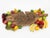 A charming oversized woven harvest basket filled with an abundant assortment of beautifully realistic decorative fruit....