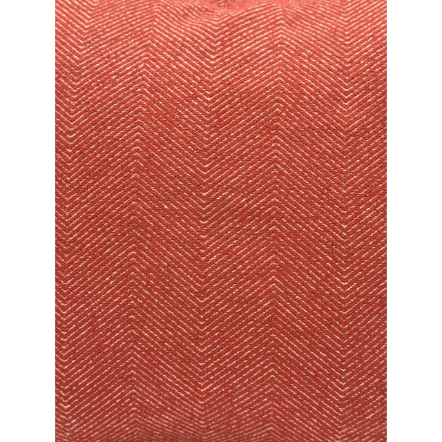 2020s P/Kaufmann Balfour Decorative Throw Pillow Cover in Crimson For Sale - Image 5 of 5