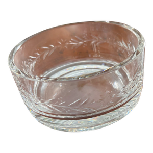 Late 20th Century William Yeoward Cut Crystal Wine Bottle Coaster