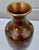 Burnt Orange Vtg. Vintage Chinese Cloisonne Enamel Vase For Sale - Image 8 of 13