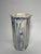 Blue Traditional Neoclassical Blue & White Ceramic Studio Art Pottery Vase For Sale - Image 8 of 12