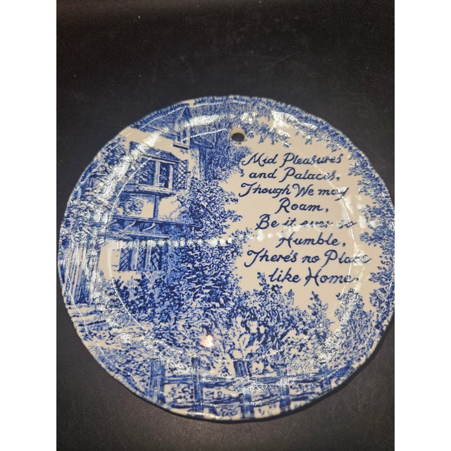 Royal Crownford Ironstone Stanford shire England Country Scene Poetry Plate