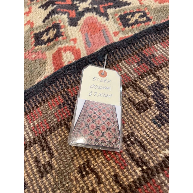 1900 Turkish Geometric Design Rug 6'7''x 10' For Sale - Image 4 of 9