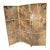 Vintage Wicker Detailed Boho Screen For Sale