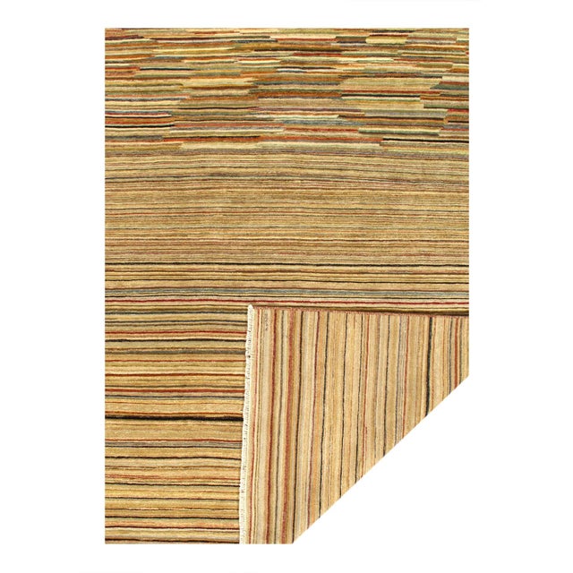 Modern Pasargard DC Fine Hand Knotted Modern Rug For Sale - Image 3 of 4