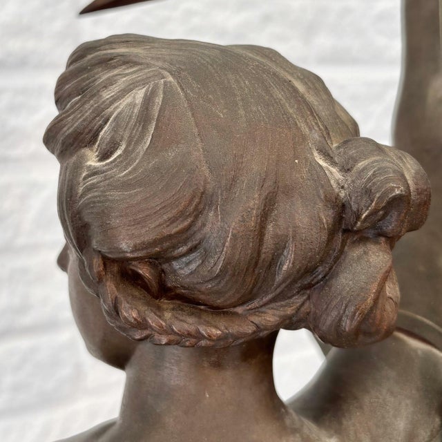 Antique Art Nouveau Table Lamp by Paul Aichele, Germany, 1910s For Sale - Image 9 of 18