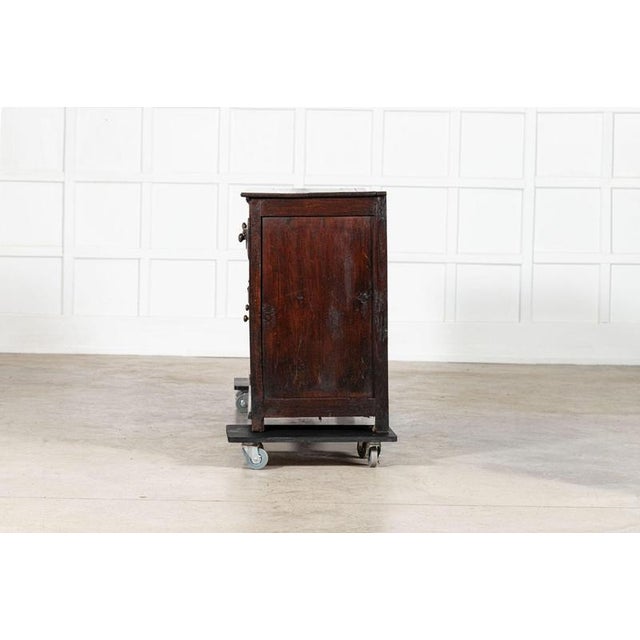 18th Century English Vernacular Oak Dresser Base, 1790s For Sale - Image 10 of 18