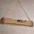 Not Yet Made - Made To Order Rustic Wooden Chandelier | Farmhouse Kitchen Island Lighting | Modern Dining Room Ceiling Lamp | For Sale - Image 5 of 6