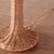 Wood Rattan Mushroom Table Lamp For Sale - Image 7 of 7