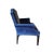 2010s Century Furniture Trevor Armchair in Blue Velvet For Sale - Image 5 of 9