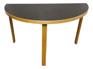 Alvar Aalto for Artek Attributed Demi-Lune Console Table