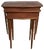 Boat-Shaped Teak Nesting Side Tables, Set of 3 For Sale