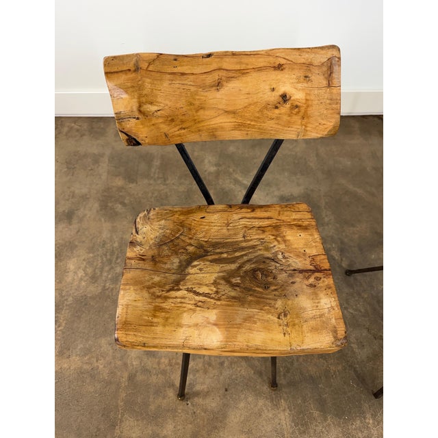 Mid 20th Century Set of Three Sculptural Brutalist Organic Mexican Modern Dining / Accent Chairs For Sale - Image 13 of 18