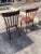 Brown Vintage Rustic Schoolhouse Chairs - a Pair For Sale - Image 8 of 12
