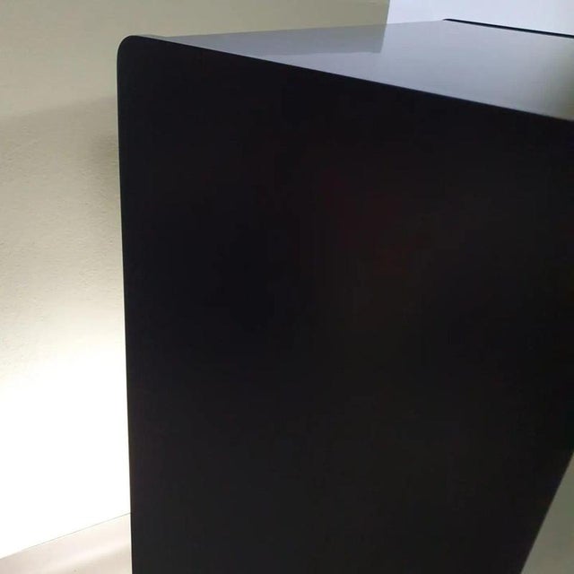 Glass Glass Model Linearsystem Display Cabinet by Rodolfo Bonetto for Bellato Italy, 1960s For Sale - Image 7 of 8