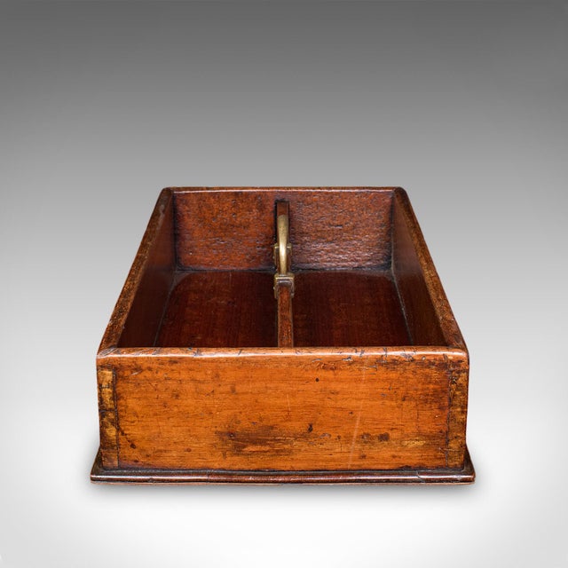 Traditional Antique Butler's Work Box, English, Country House Tool Carry, Georgian, c.1790 For Sale - Image 3 of 10