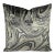 Holly Hunt Marbled in Onyx Pillow Cover For Sale