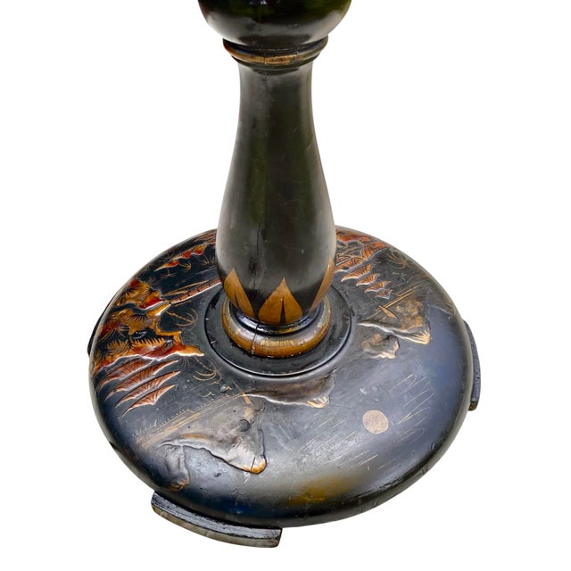 1920s Antique Chinese Export Chinoiserie Floor Lamp for the English Market For Sale - Image 5 of 18