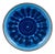 Stoneware Dish in Blue and Navy Blue Tones by Inger Persson for Rörstrand Ateljé, 1960s For Sale