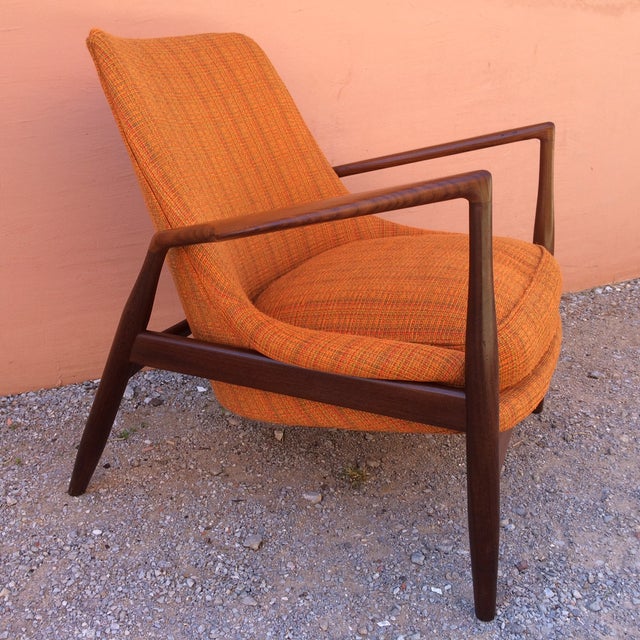 Rare Ib Kofod-Larsen 'Seal' Easy Chair | Chairish