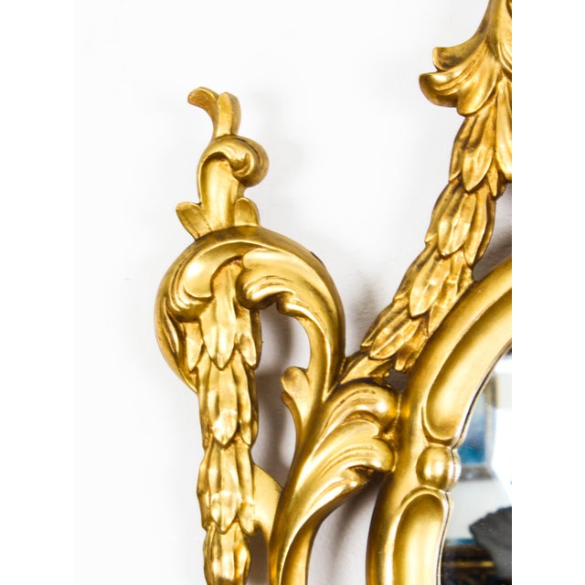 Antique Florentine Rococo Giltwood Mirrors, 1800s, Set of 2 For Sale - Image 16 of 18
