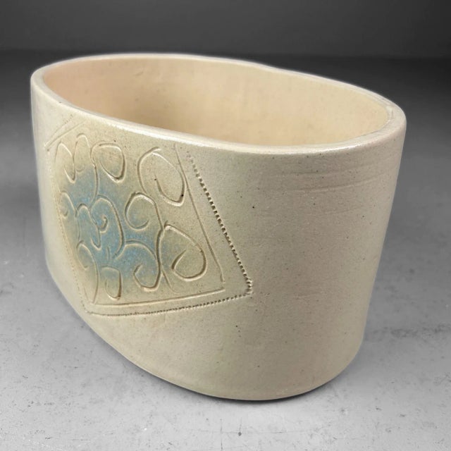 Ceramic Mid-Century Ceramic Ikebana Flower Holder, 1950s For Sale - Image 7 of 11