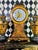 Castilian Imports Oversized Italian Florentine Style Hand-Painted Mantel Clock For Sale - Image 10 of 18