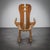 Brutalist Oak Rocking Chair by De Puydt, 1970s For Sale - Image 4 of 9