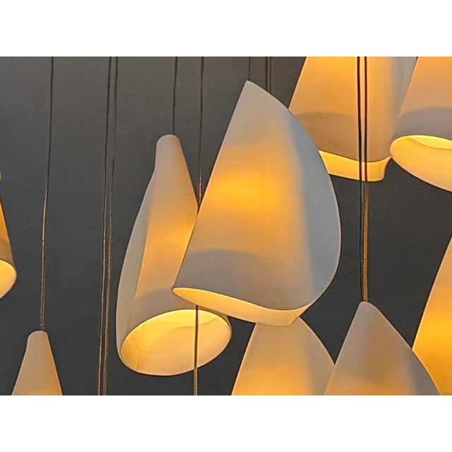 2000 - 2009 Bocci 21.26 Chandelier – 26 Pendant Porcelain Lighting Fixture For Sale - Image 5 of 5