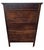 Vintage Victorian Tiger Oak Serpentine Highboy Dresser Chest Circa 1900's For Sale - Image 12 of 12