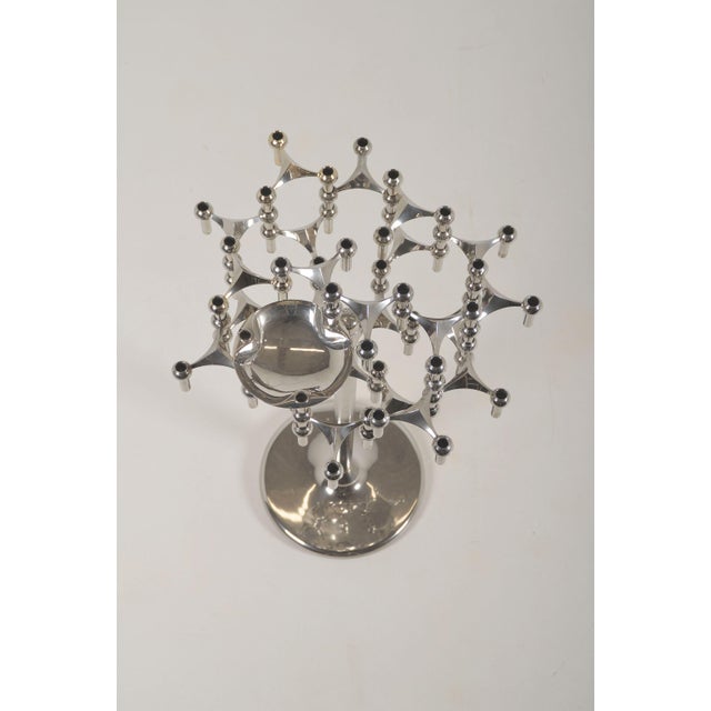 1970s Vintage Floor Candlestick by Fritz Nagel for BMF, 1970s, Set of 23 For Sale - Image 5 of 9