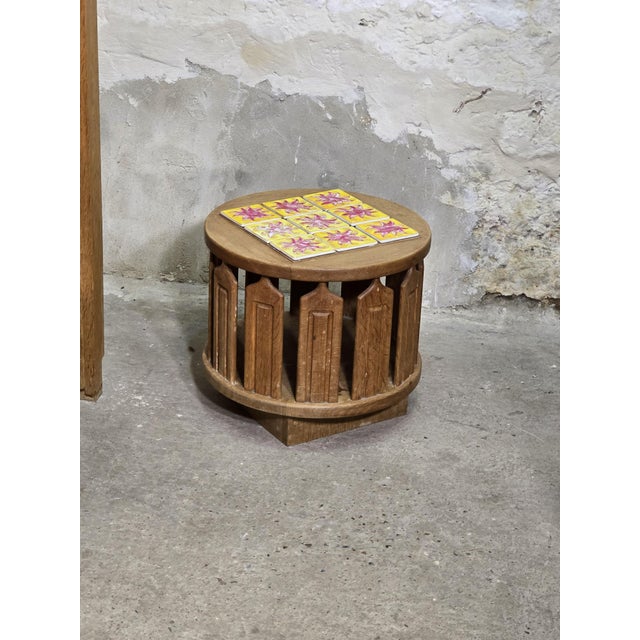 Coffee Table with Storage Compartment attributed to Guillerme and Chambron, 1960 For Sale - Image 13 of 16