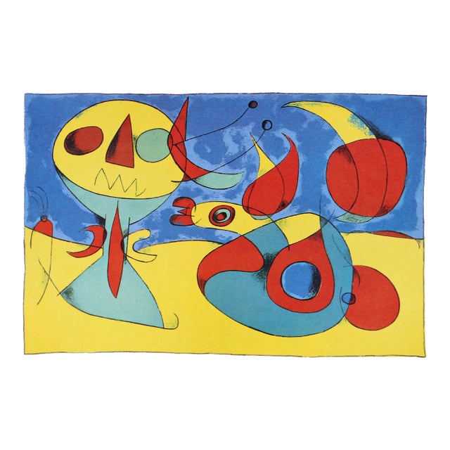 Zephyr Bird, Joan Miro Lithograph For Sale