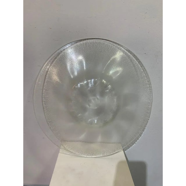 Glass Bowl by W. J. Rozendaal for Kristalunie Maastricht, 1950s For Sale - Image 4 of 9