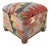 George Smith Style Kilim Upholstered Footstool For Sale