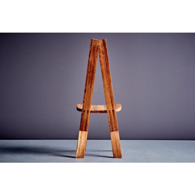 S45 Chairs in Elm Wood by Pierre Chapo, 1970s, Set of 6 For Sale - Image 4 of 14