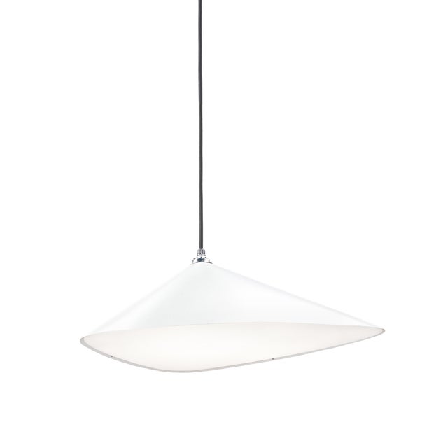 Not Yet Made - Made To Order Emily I Pendant Light in White Semi-Matte by Daniel Becker for Moss Objects For Sale - Image 5 of 5