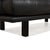 Paolo Piva Alanda Two Seater Black Leather Sofa by Paolo Piva for B&b Italia / C&b Italia For Sale - Image 4 of 17