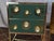 Bedside Tables with Hand-Embossed Brass and Murano Glass from Justfurnituress SRL, Set of 2 For Sale - Image 4 of 11