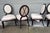 Wine 8 Barbara Barry Baker Klismos X Oval Dining Side Captains Chairs Neoclassical For Sale - Image 8 of 14