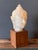 This fine art piece is a hand-carved Gautam Buddha head sculpted from a single block of natural rock crystal quartz,...