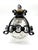 Black Mid-Century Murano Cage Lamps in Bullicante Glass with 24k Gold Dust and Wrought Iron from Seguso, 1960s, Set of 2 For Sale - Image 8 of 18