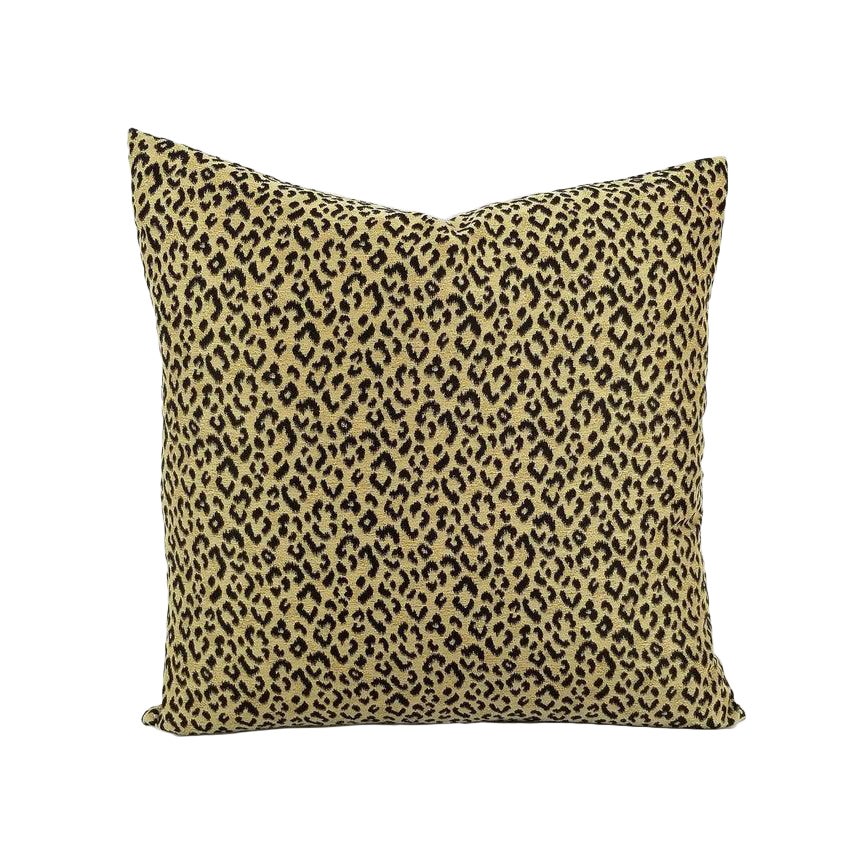 Kravet Weaves Wild Kingdom Black And Brown Leopard Pillow Cover