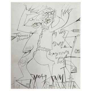 Leszek Rózga, The Dancing One, Etching on Paper, 2005 For Sale