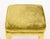 Late 20th Century Pair of Parsons Style Green Velvet Upholstered Stools For Sale - Image 5 of 7