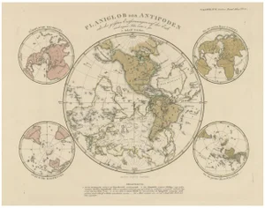 Global Projection Map, 1857