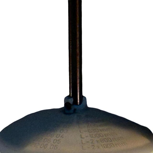 Vintage MCM Pendant Light in Milk White Glass from Pegasam Spain For Sale - Image 4 of 9