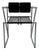 Black and Grey Seconda Chair by Mario Botta for Alias, 1980s For Sale