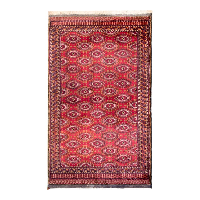 Vintage Persian Turkmen Rug For Sale